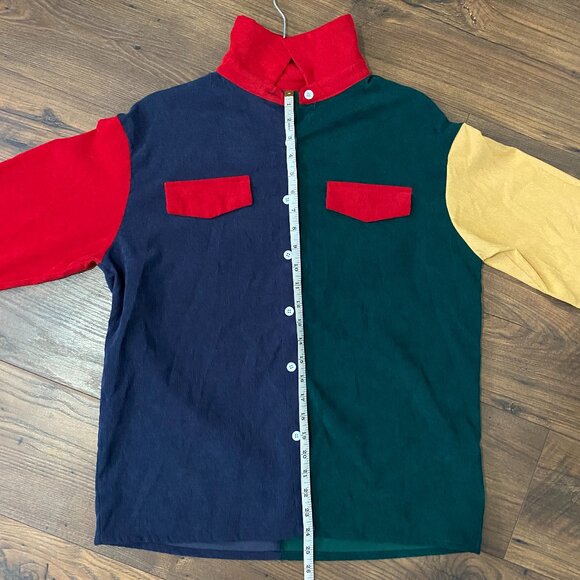 Multi-coloured Long Sleeve Button Up Shirt - Picture 5 of 11